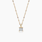 Elara Square Pendant Necklace