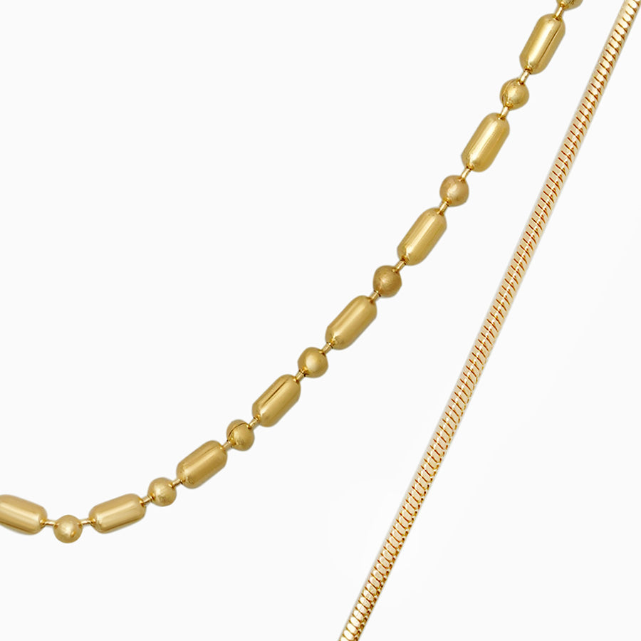 Layered Crystal Drop Necklace