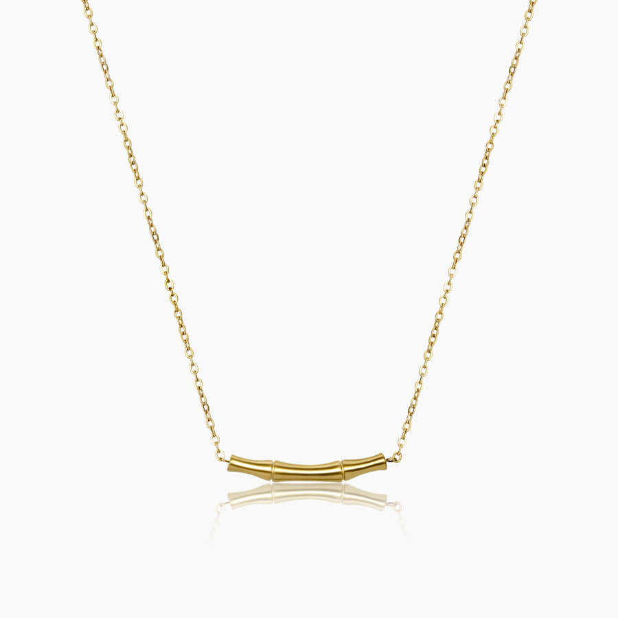 Bamboo Serenity Bar Necklace