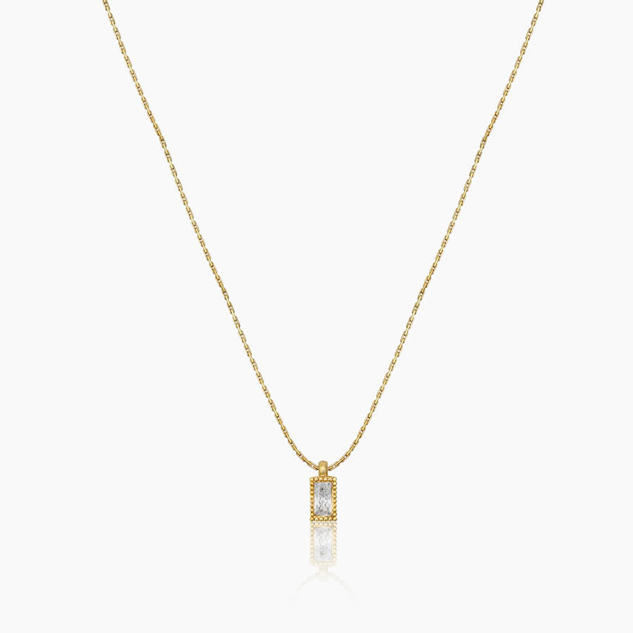 Framed Light Pendant Necklace
