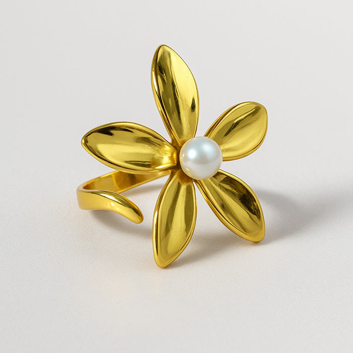 Blossom Pearl Petal Ring