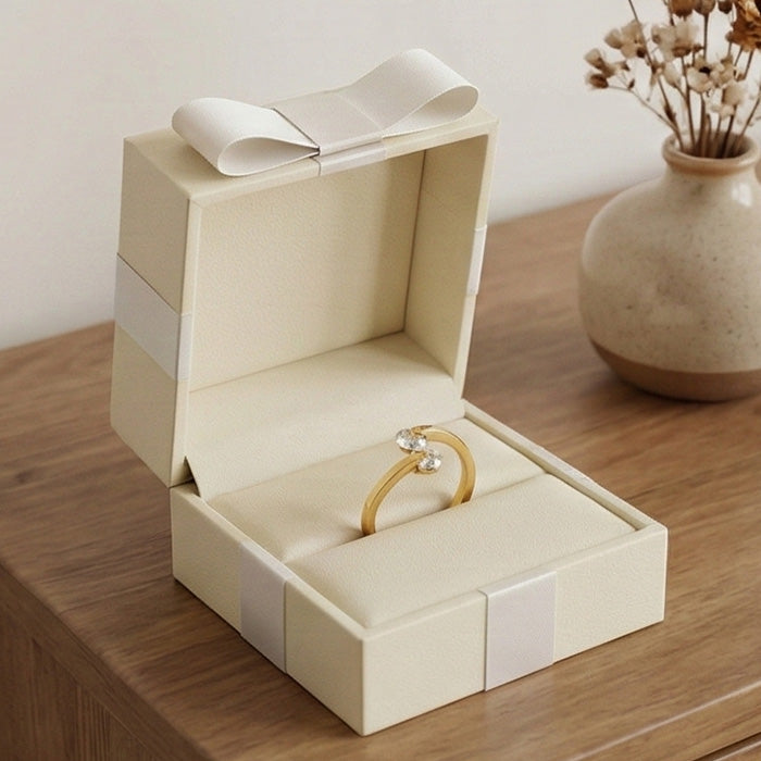 Twin Radiance Crystal Ring