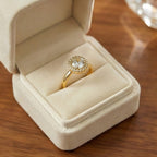 Halo Brilliance Adjustable Ring