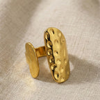 Terra Imprint Textured Ring