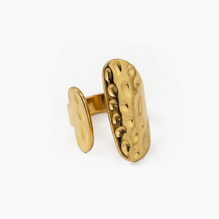 Terra Imprint Textured Ring