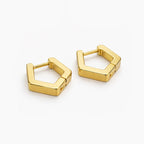 Golden Vertex Hoops