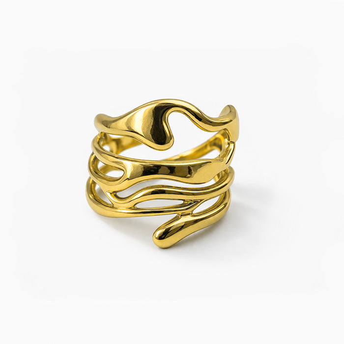 Tidal Harmony Wrap Ring